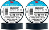 2 3M 1700 / 165 Temflex Insulated Vinyl Black Electrical Tape 3/4