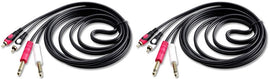 2 CDQR3 3 Feet Dual 1/4