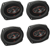 Load image into Gallery viewer, Cewin Vega 6x9 4-Way Coaxial Speaker System 440 Watts Max HED Series 4 Speakers Pack