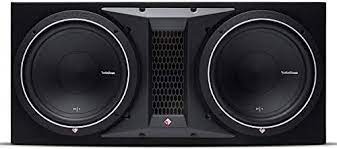 Rockford Fosgate P300X1 Amplifier & P1 2X12" Ported Loaded Enclosure Subwoofer