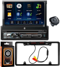 Load image into Gallery viewer, Dual Electronics XDVD176BT 7" LED Backlit Touchscreen LCD Single DIN Car Stereo + Absolute CAM1500 Rear Camera Back up + Magnet Phone Holder
