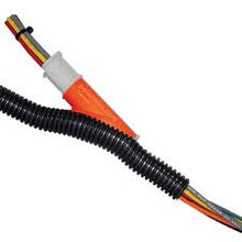 Charger l'image dans la galerie, SLT14-10 10 FT 1/4" INCH Split Loom Tubing Wire Conduit Hose Cover Auto Home Marine Black
