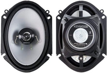 Load image into Gallery viewer, 1 Pair Kenwood Car KFCC6866S 6x8" 500 Watt 2-Way Car Audio Coaxial Speakers Stereo