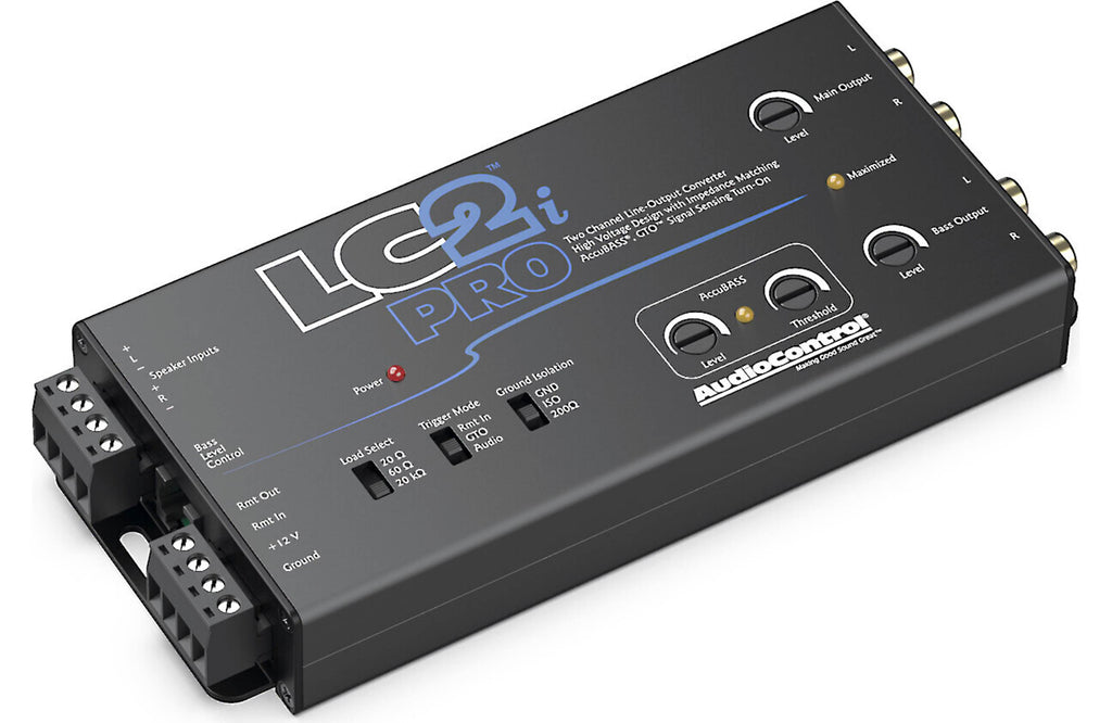 AudioControl LC2i PRO 2-channel line output converter+ Electrical Tape+ Phone Holder
