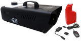 MR DJ DRAGON2500 2500W fog smoke machine with wire & wireless remote & fog fluid, quick heat-up thick fog