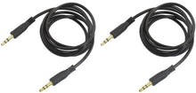Load image into Gallery viewer, 2 Mr Dj ACMM3 3 Feet Cable 1/8" Mini TRS (Stereo) to 1/8" Mini TRS (Stereo)