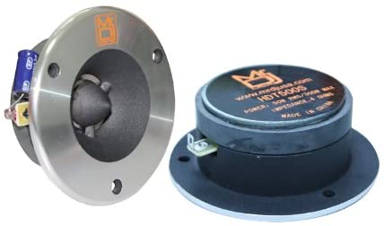 MR DJ HDT500S 600W Pair Slim 4-Inch Titanium Bullet High Compression Tweeter with 54 Ounce Ferrite Magnet