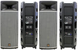 2 MR DJ PRO215BT PA DJ Dual 15” Full-Range Powered/Active Multipurpose Loudspeaker