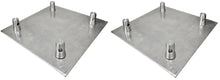 Load image into Gallery viewer, 2 BP1414 Universal Aluminum Base Raised Plate 12" x 12" for 12" Square Truss
