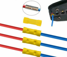 Load image into Gallery viewer, Absolute 500 pcs 16-14 Gauge NYLON AWG YELLOW insulated terminals Crimping connector