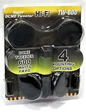 Charger l'image dans la galerie, 2 Pairs 800 Watt Super Car Stereo Component Dome Tweeters Audio Speakers