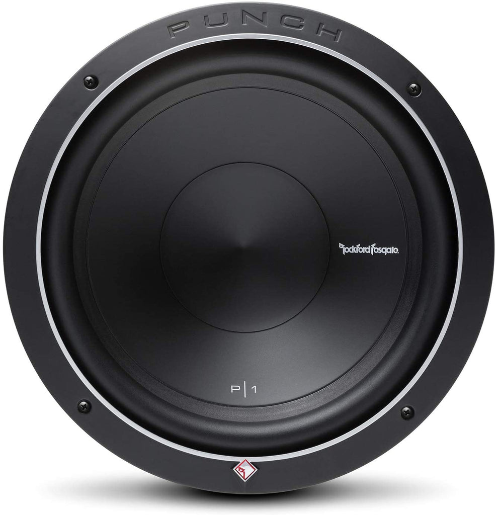 Rockford Fosgate Punch P1S4-12 500W Max 12" Punch P1 Series Single 4-Ohm Car Subwoofer