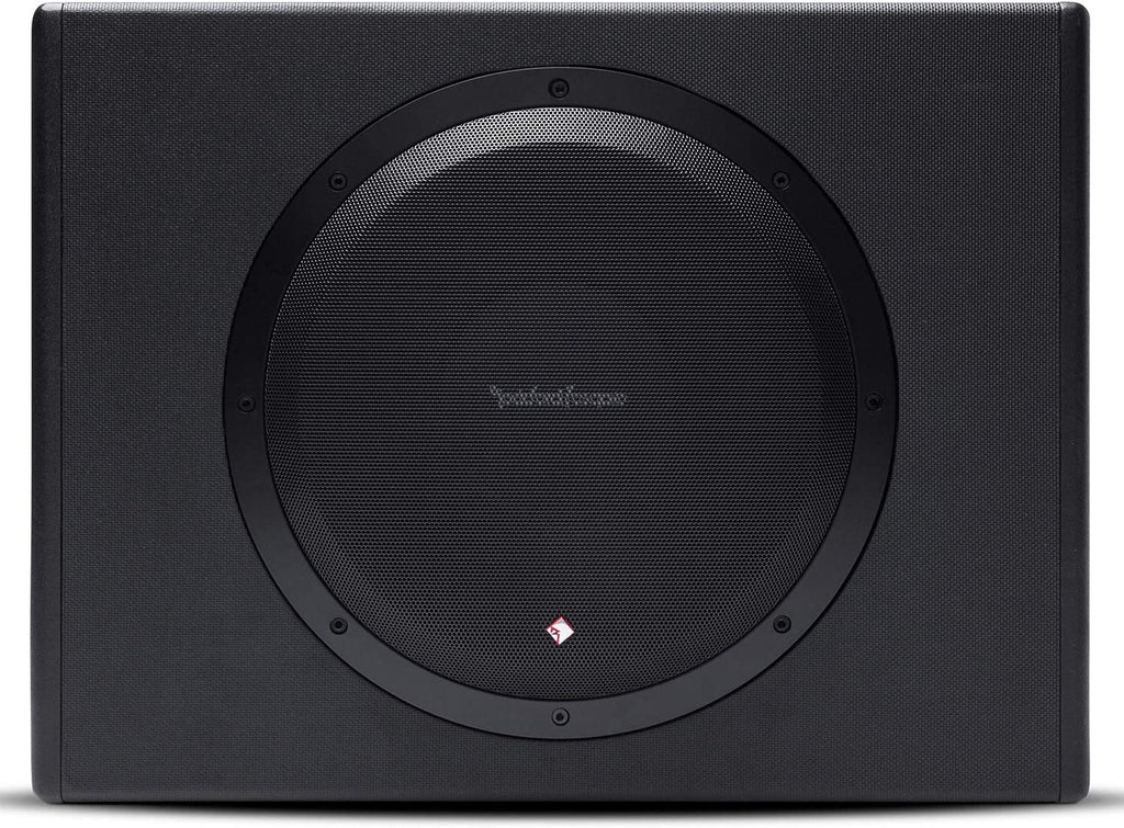 Rockford P300-8P Punch Series Compact 300W Powered 8" Car Audio Subwoofer