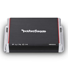 Load image into Gallery viewer, 2 Rockford Fosgate PBR400X4D 400W Compact 4 Channel Punch Series Class D Amplifier 50 watts RMS x 4