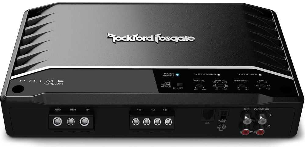 Rockford Fosgate Prime R2-1200X1 & 2 P3D4-15 package <br/> 1200W RMS x 1 at 1 ohm monoblock subwoofer amplifier & 2 P3D4-15 15" subwoofer