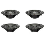 4 Rockford Fosgate R2SD2-10 Prime 2-Ohm DVC Shallow 10” Subwoofer 200 Watts RMS