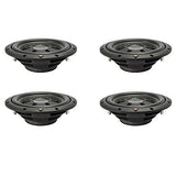 Rockford Fosgate 4 X R2SD2-10 Prime 2-Ohm DVC Shallow 10” Subwoofer 200 Watts RMS