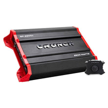 Load image into Gallery viewer, Crunch Ground Pounder GP-2500.1 2500W Max Monoblock Subwoofer Class AB 2500 Watts Car Amplifier with Absolute Magnet Phone Holder Bundle