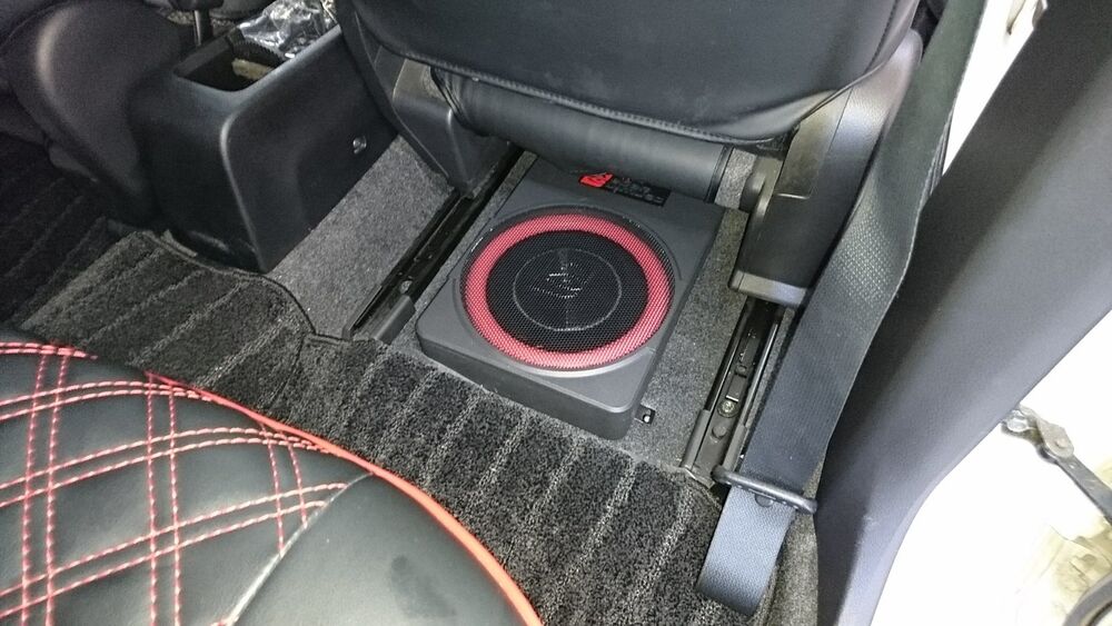 Cerwin Vega VPAS12 600W Max (250W RMS) 12" Under Seat Powered Subwoofer Enclosure Slim Powered Enclosure