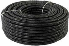 Load image into Gallery viewer, XP Audio XSLT34-25 25 Ft. 3/4" Split Wire Loom Conduit Polyethylene Tubing Black Color Sleeve Tube