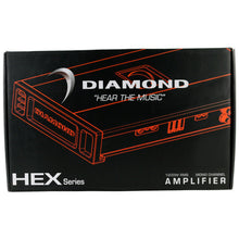 Charger l'image dans la galerie, Diamond Audio HX1200.1D HEX Series Monoblock Class-D Car Audio Amplifier + 0 Gauge Amplifier