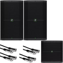 Load image into Gallery viewer, Mackie Thump212XT 15" 1400W Powered Speaker Pair & 18" Subwoofer & 4 XLR Cables