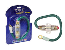 Load image into Gallery viewer, Absolute ANLPKG0GR Power Cable and In-Line ANL Fuse Kit (Green)