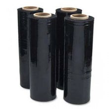 Charger l'image dans la galerie, 4 Hand Stretch Film Shrink Wrap Black Pallet Wrap 18" x 1500 SQ Feet 80Gauge
