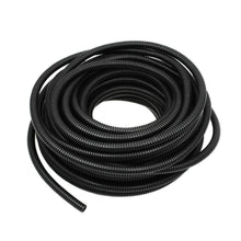 Load image into Gallery viewer, 100 Ft (2 PCS of 50 FT) 1/2" 13mm Split Wire Loom Conduit Polyethylene Tubing Black Color Sleeve Tube
