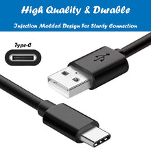 Load image into Gallery viewer, American Terminal USB-C to USB-A 3.0 Cable 6 Feet Type C Charging and Data Transfer 3-Pack