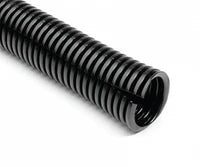 Load image into Gallery viewer, 1/2" x 100' Flexible Corrugated Black LDPE NON Split Tubing Wire Loom