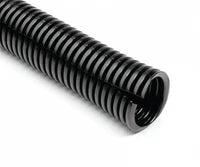 Load image into Gallery viewer, American Terminal 1.5" x 100' Flexible Corrugated Black NON Split Tubing Wire Loom