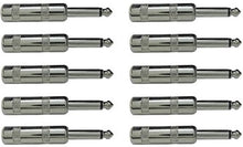 Load image into Gallery viewer, 10 MR DJ QMH10 Large Barrel 6.35mm 1/4" Male Mono TS Head Cable Mount Connector