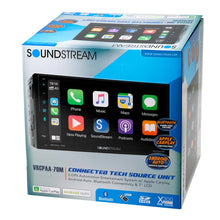 Charger l'image dans la galerie, Soundstream VRCPAA-70M 7" Double DIN Bluetooth Apple CarPlay & Android +Camera 200