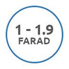 1 - 1.9 Farad