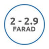 2 - 2.9 Farad