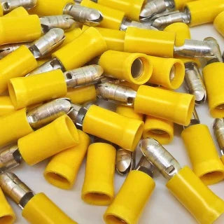 American Terminal E-BVLMYV-100 10/12G Male Bullet Plug Connectors