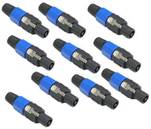 Charger l'image dans la galerie, 10 MR DJ Conductor Speaker Cable Male Connector End Fit SPEAKON Audio Loudspeaker