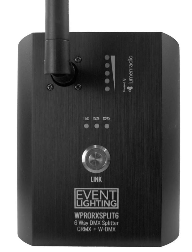 Antari WPRORXSPLIT6 Receiver with WDMX G3/4 & CRMX, 6 Way Splitter