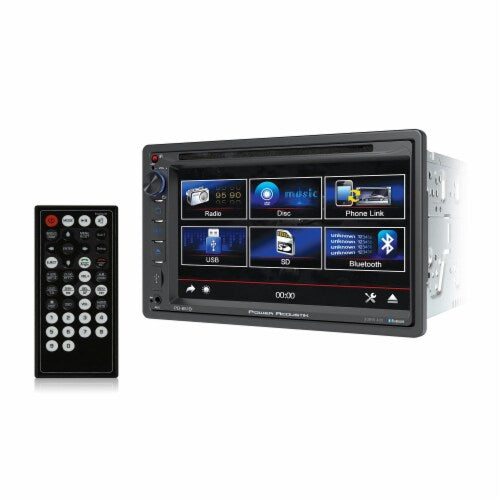 Power Acoustik PD-651B Double DIN Bluetooth In-Dash DVD/CD/AM/FM Car Stereo w/ 6.5" Touchscreen and SD/USB Reader