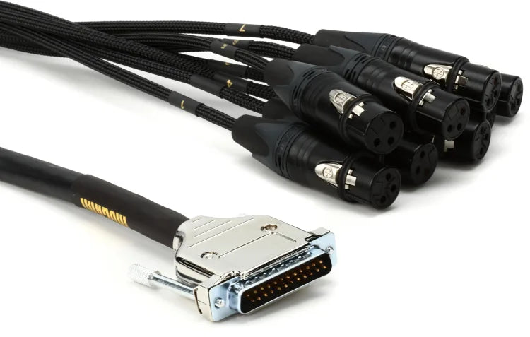 Mogami GOLD-DB25-XLRF-10 8-channel Analog Interface Cable - 10 foot
