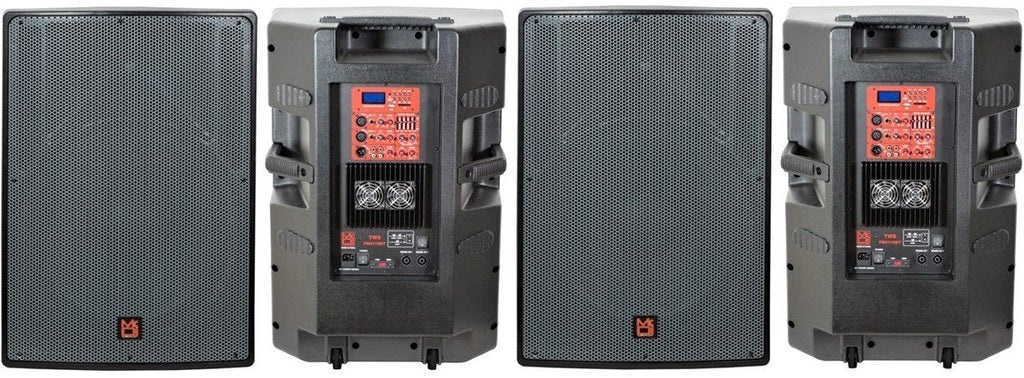 2 MR DJ PRO118BT 18" PRO PA/DJ Speaker<BR/>2-Way 18" PRO PA/DJ Bass Reflex Bluetooth Active Amplified Speaker, 5500 Watts