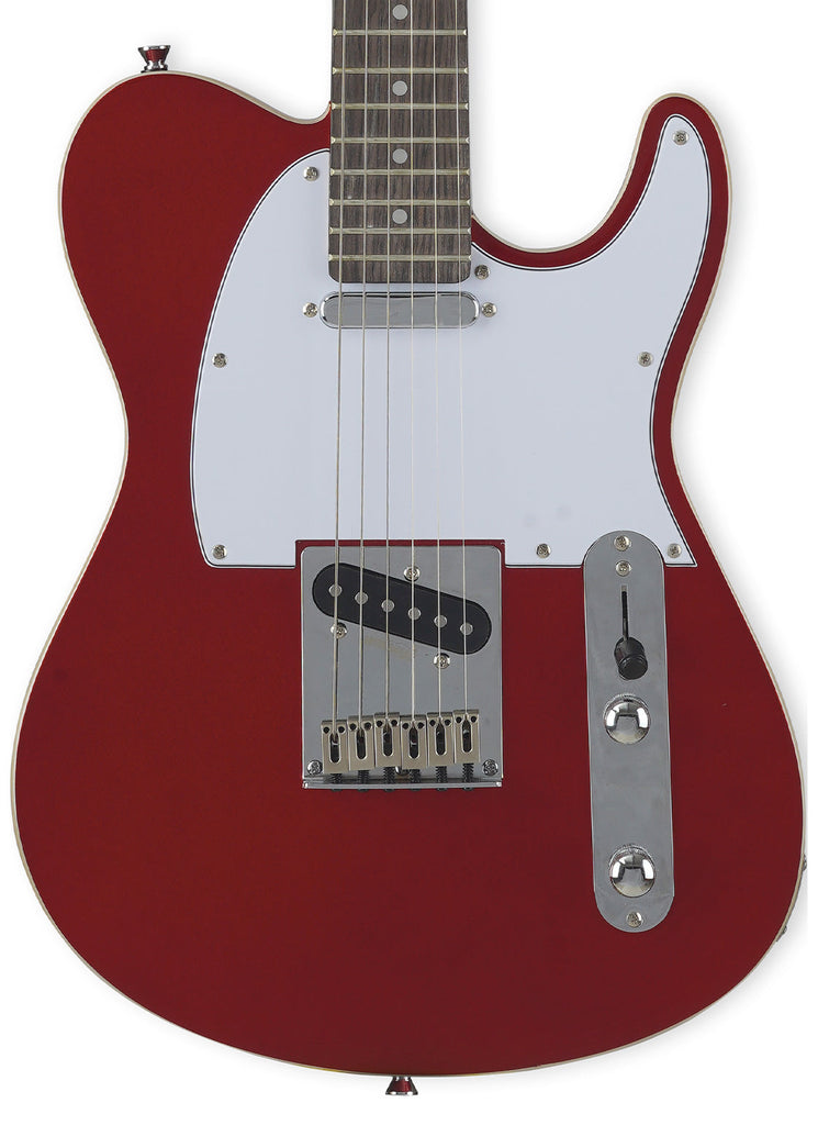 Tagima T 550 CA-DF/WH Electric Guitar - Candy Apple Red