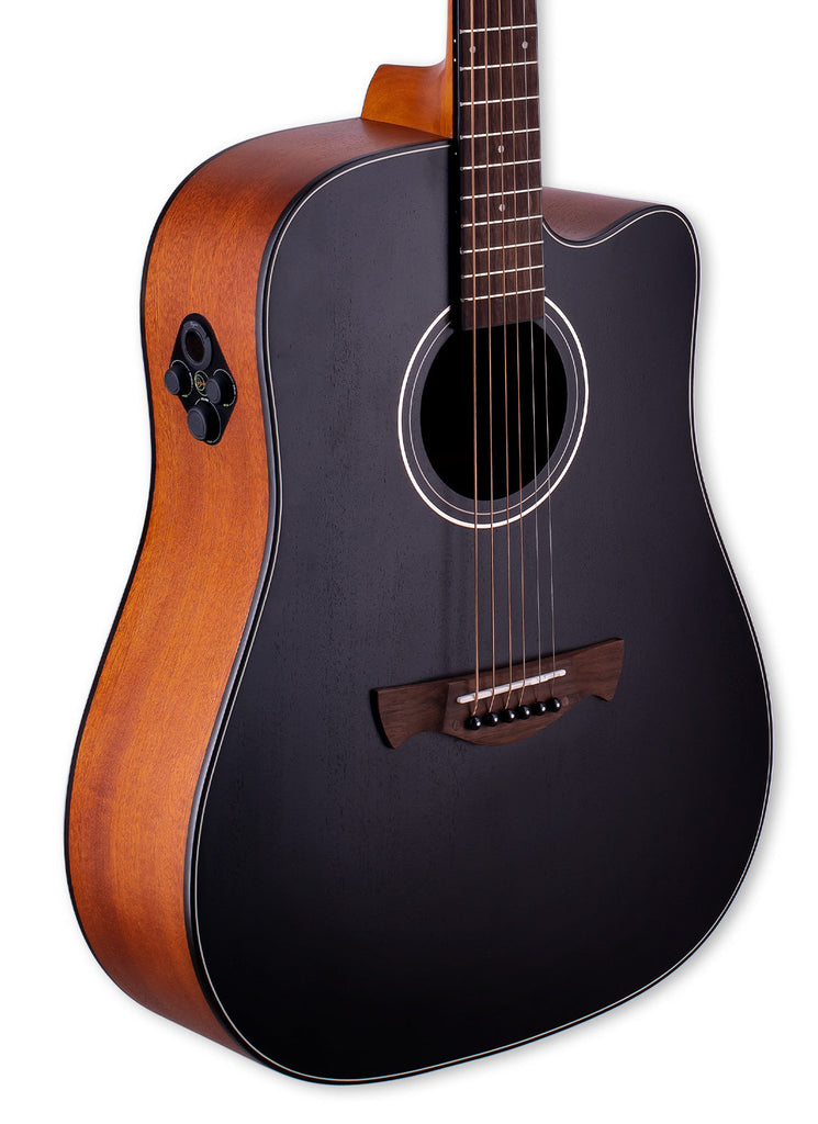 Tagima  Metropolis Acoustic Guitar - Black Open Pore