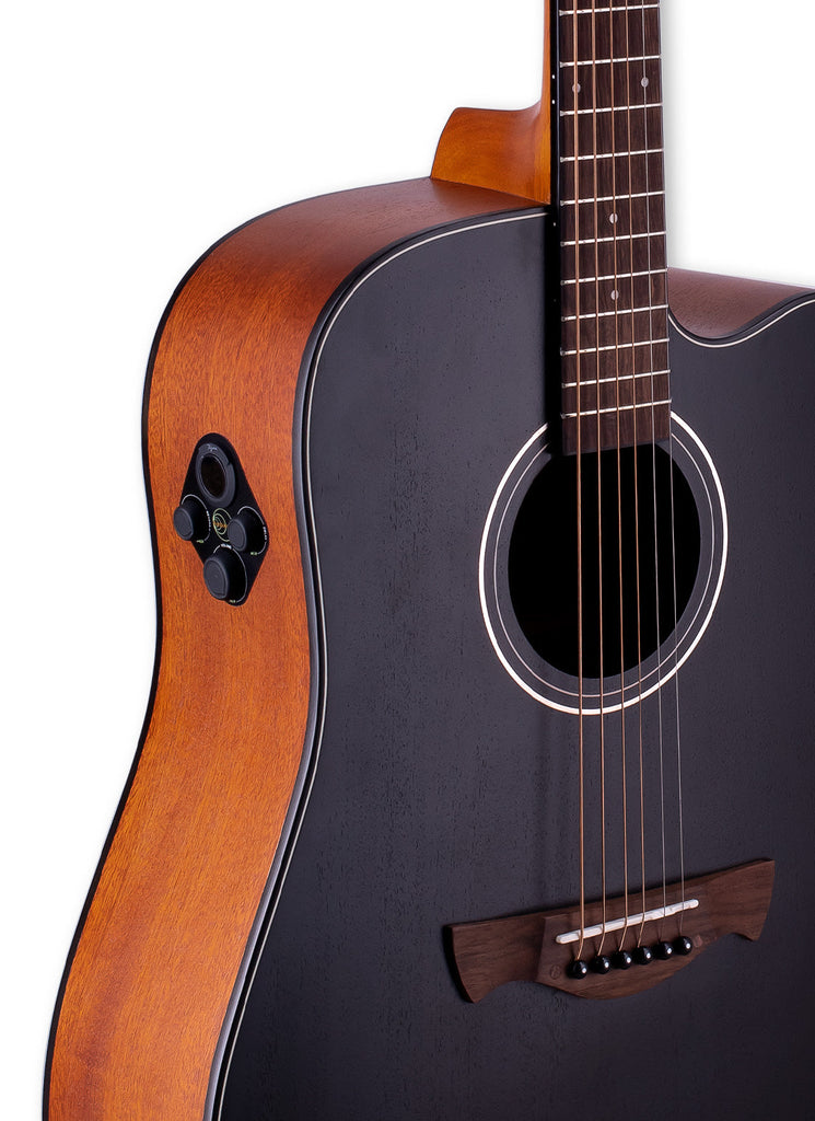Tagima  Metropolis Acoustic Guitar - Black Open Pore
