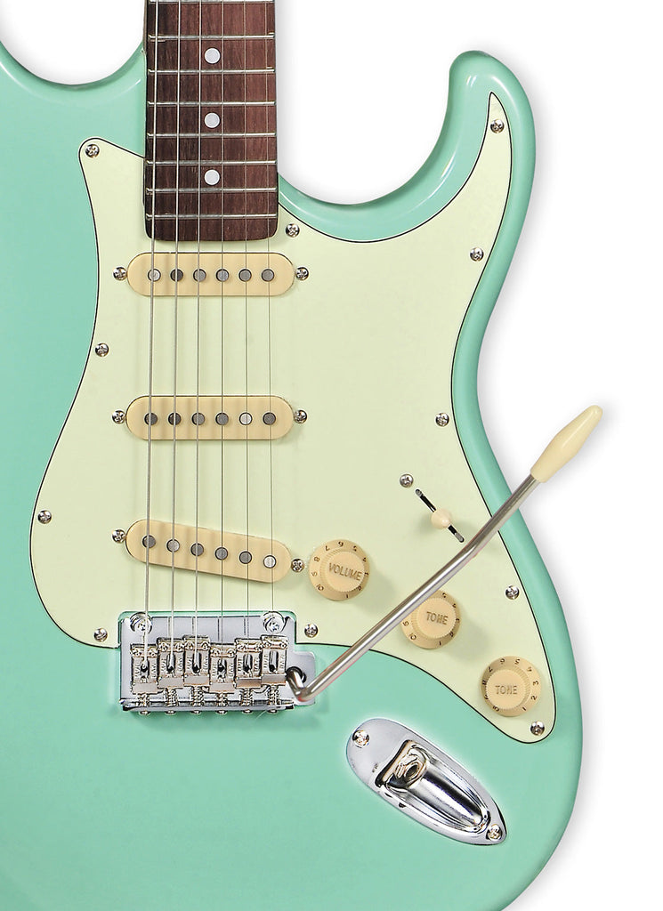 Tagima T 635 CLASSIC-SG-DF/MG Electric Guitar - Surf Green