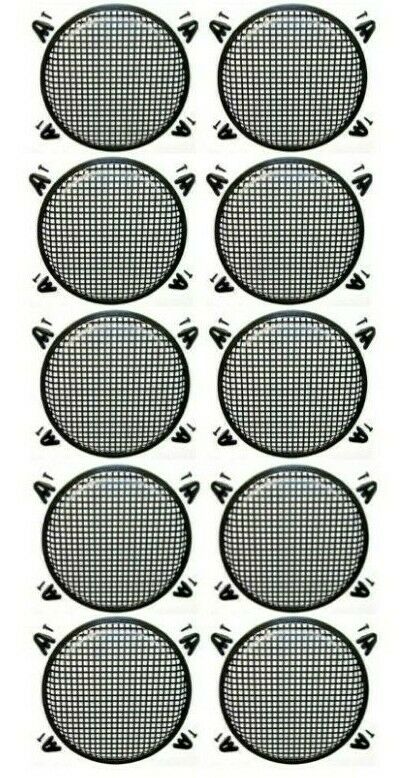 10 MKGR12-10 12" Subwoofer Metal Mesh Cover Waffle Speaker Grill Protect Guard DJ