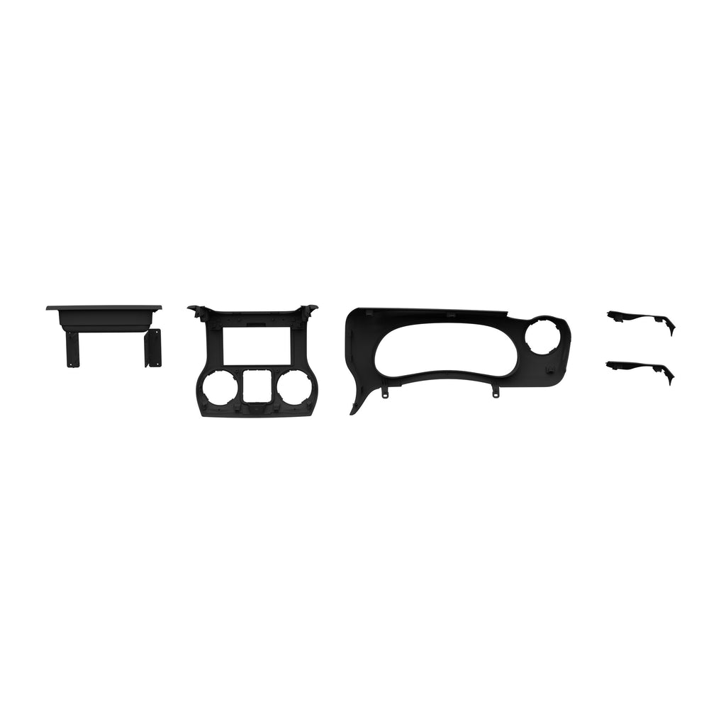 Metra DP-6511-JK Double-DIN Car Stereo Dash Kit - Compatible Fits for Jeep Wrangler JK 2011-2018