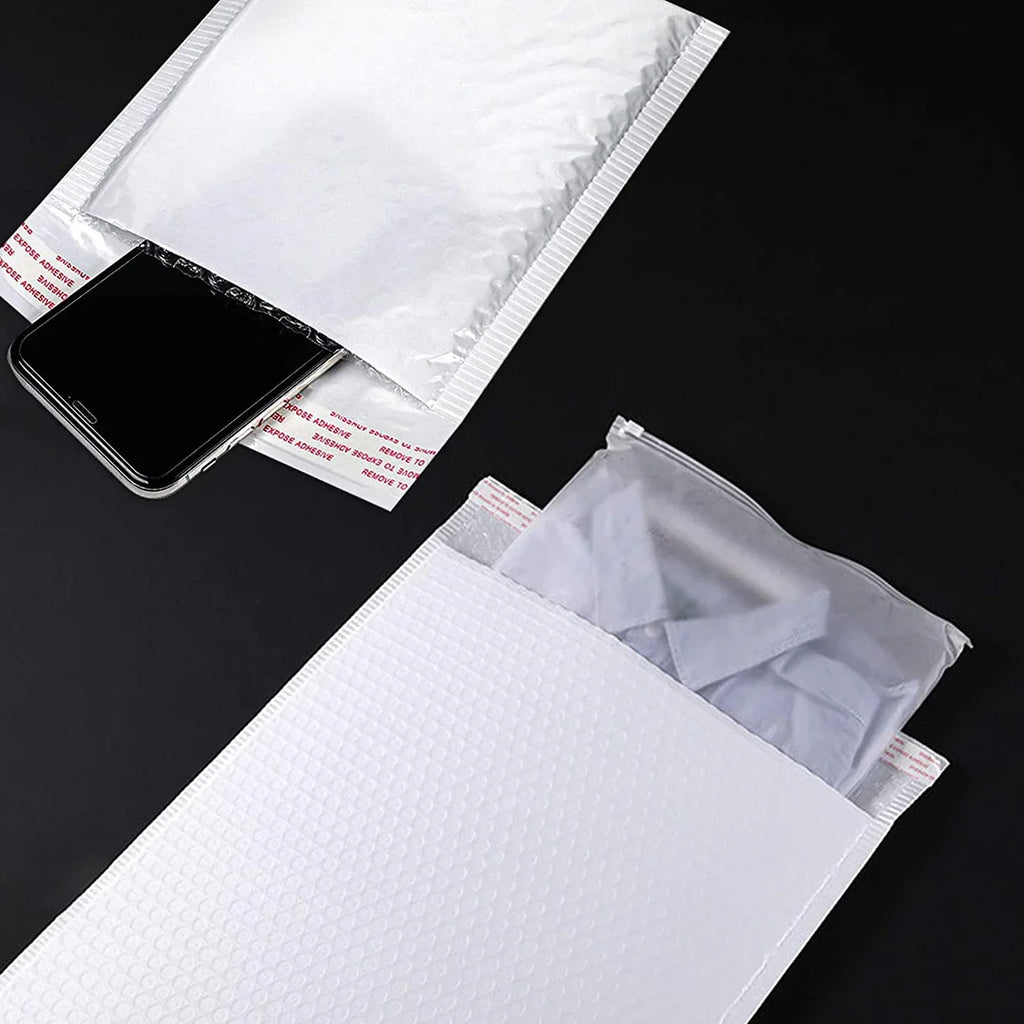 BM PAPER USA Poly Bubble Mailers 6 x 10'' #0 by The Boxery, 250 per Case