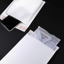 Load image into Gallery viewer, #0 6.5 x 10 Inch Packaging Supplies White Poly Bubble Mailers Self-Sealing Shipping Envelopes Plastic Mailing Bags 6.5"x10" PBM0 6.5"x9" Inner Size (500 Pack)